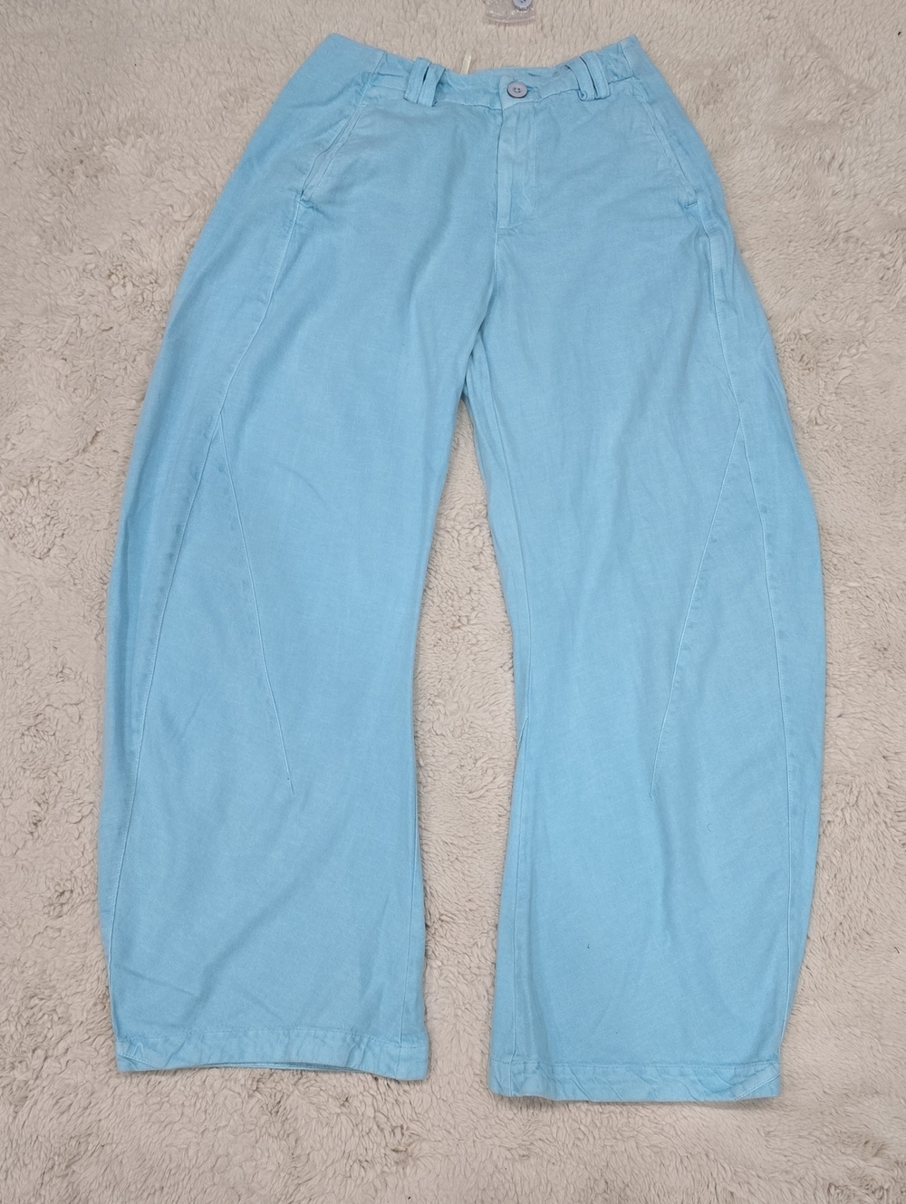 We The Free Light Blue Wide-Leg Women's